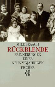 Cover of: Rückblende: Erinnerungen einer Neunzigjährigen