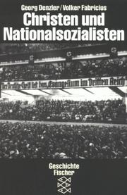 Cover of: Christen und Nationalsozialisten: Darstellung und Dokumente : mit einem Exkurs, Kirche im Sozialismus
