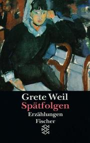 Cover of: Spätfolgen. Erzählungen.