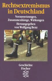 Rechtsextremismus in Deutschland by Wolfgang Benz