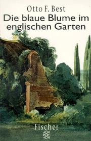 Die blaue Blume im englischen Garten