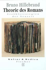Cover of: Theorie des Romans. Erzählstrategien der Neuzeit. by Bruno Hillebrand