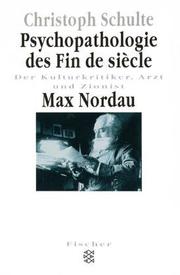 Cover of: Psychopathologie des Fin de siècle by Christoph Schulte