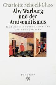 Cover of: Aby Warburg und der Antisemitismus by Charlotte Schoell-Glass