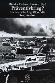 Cover of: Präventivkrieg?: der deutsche Angriff auf die Sowjetunion