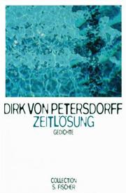 Cover of: Zeitlösung: Gedichte