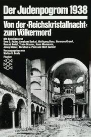 Cover of: Der Judenpogrom 1938: Von der „Reichskristallnacht“ zum Völkermord