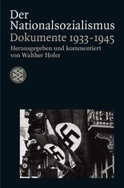 Cover of: Der Nationalsozialismus by W. Hofer