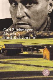 Cover of: Als wär's ein Stück von mir. Horen der Freundschaft.