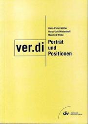 Cover of: Ver.di: Porträt und Positionen by Hans-Peter Müller
