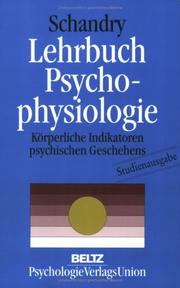 Cover of: Lehrbuch Psychophysiologie