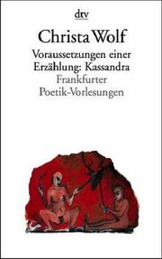 Cover of: Voraussetzungen Einer Erzahlung: Kassandra