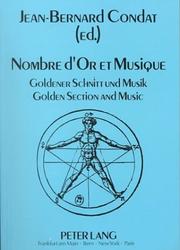 Cover of: Nombre d'or et musique = by Jean-Bernard Condat, ed.