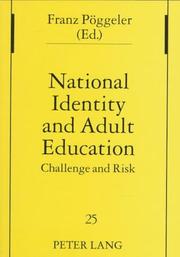 Cover of: National identity and adult education by Franz Pöggeler (ed.).