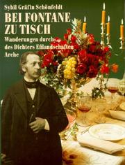 Cover of: Bei Fontane zu Tisch by Schönfeldt, Sybil Gräfin.