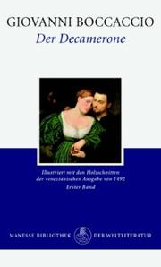 Cover of: Der Decamerone, 2 Bde., Bd.1 by Giovanni Boccaccio