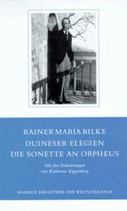 Cover of: Duineser Elegien by Rainer Maria Rilke