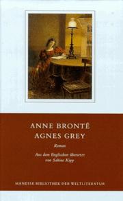 Cover of: Agnes Grey. by Anne Brontë