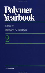 Cover of: Polymer Yearbook 02 (Polymer Yearbook) by R. A. Pethrick