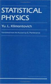 Cover of: Statistical physics