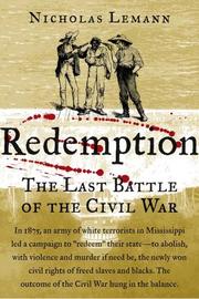 Cover of: Redemption by Nicholas Lemann