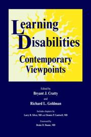 Cover of: Learning disabilities: contemporary viewpoints