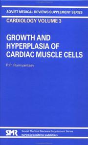 Growth and hyperplasia of cardiac muscle cells by Rumi͡ant͡sev, P. P.