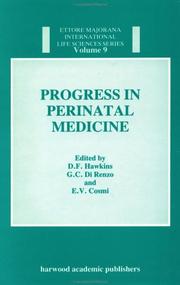 Cover of: Progress in perinatal medicine by edited by D.F. Hawkins, G.C. Di Renzo, and E.V. Cosmi.