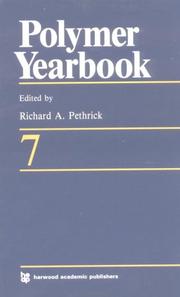 Cover of: Polymer Yearbook 07 (Polymer Yearbook)