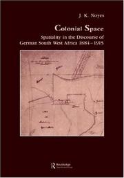Cover of: Colonial space