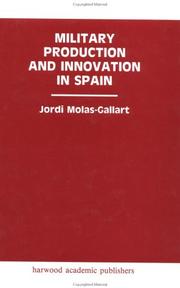 Cover of: Military production and innovation in Spain