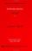 Cover of: Edward Bond Letters I (Contemporary Theatre Studies)