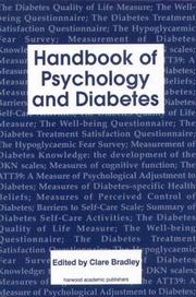 Cover of: Handbook of psychology and diabetes: a guide to psychological measurement in diabetes research and management