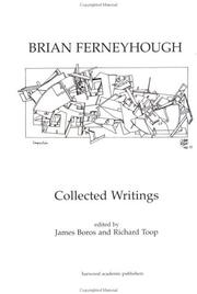 Cover of: Collected writings by Brian Ferneyhough