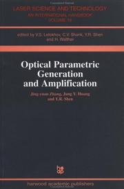 Cover of: Optical parametric generation and amplification