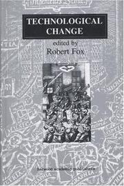 Cover of: Technological change: methods and themes in the history of technology