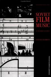 Cover of: Soviet Film Music (Contemporary Music Studies) by Tatiana Egorova