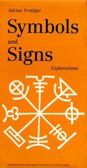 Cover of: Symbols and Signs: Explorations