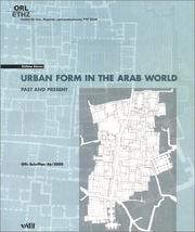 Cover of: Urban form in the Arab world: past and present