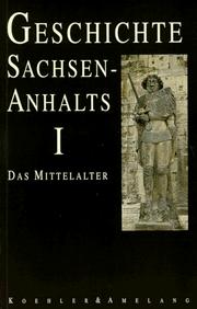 Cover of: Geschichte Sachsen-Anhalts