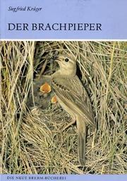 Cover of: Der Brachpieper: Anthus campestris