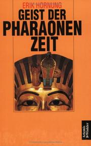 Cover of: Geist der Pharaonenzeit.