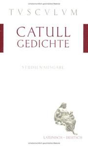 Cover of: Gedichte. (1-60, 69-116). Carmina.