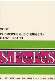 Cover of: Chemische Gleichungen - Ganz Einfach.