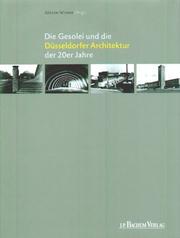 Cover of: Die Gesolei und die Düsseldorfer Architektur der 20er Jahre by Jürgen Wiener (Hrsg.).