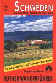 Cover of: Schweden Süd und Mitte. Rother Wanderführer. by Peter Mertz
