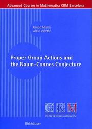 Proper group actions and the Baum-Connes  conjecture by Guido Mislin, Alain Valette