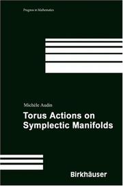 Cover of: Torus actions on symplectic manifolds
