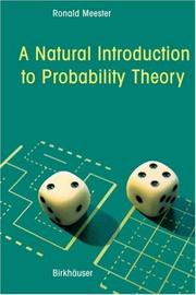Cover of: A natural introduction to probability theory