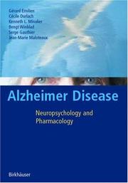 Cover of: Alzheimer Disease: Neuropsychology and Pharmacology
